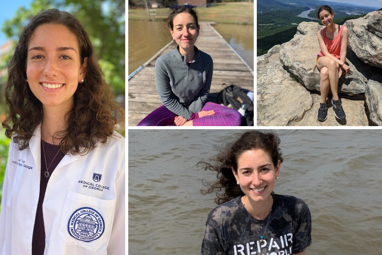 Photos of student Leah Topper.