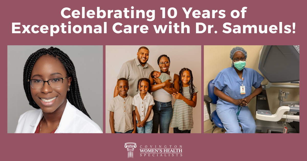 Dr. Samuel celebrates 10 years with CWHS