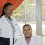 Dr. Sherley Samuels of Covington Women’s Health Specialists pictured with her husband, Dr. Steven Samuels, plant scientist and advisor at Fort Valley State University.