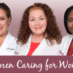 Drs. Larrimore, Samuels, and Farrow of Covington Women’s Health Specialists, winners of the 2026 Best of Newton OB-GYN award.