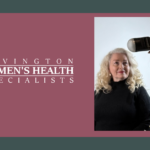 Dr. Larrimore of Covington Women’s Health Specialists poses for a professional headshot during a photo session.
